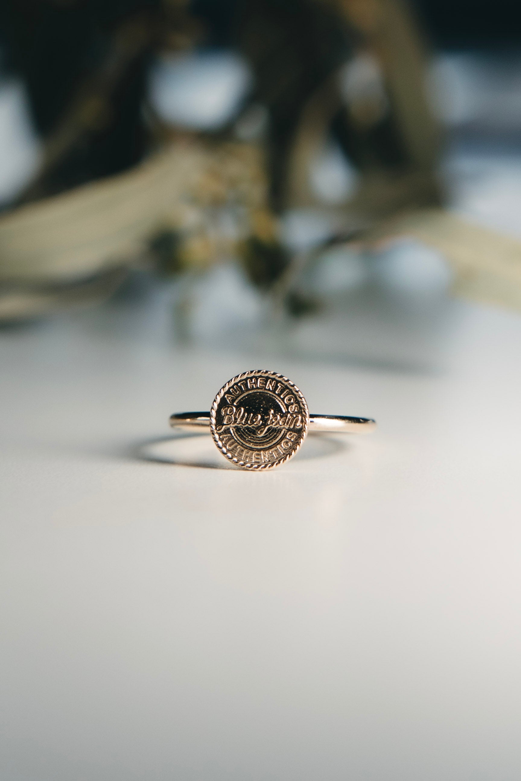 Dixie Button Ring