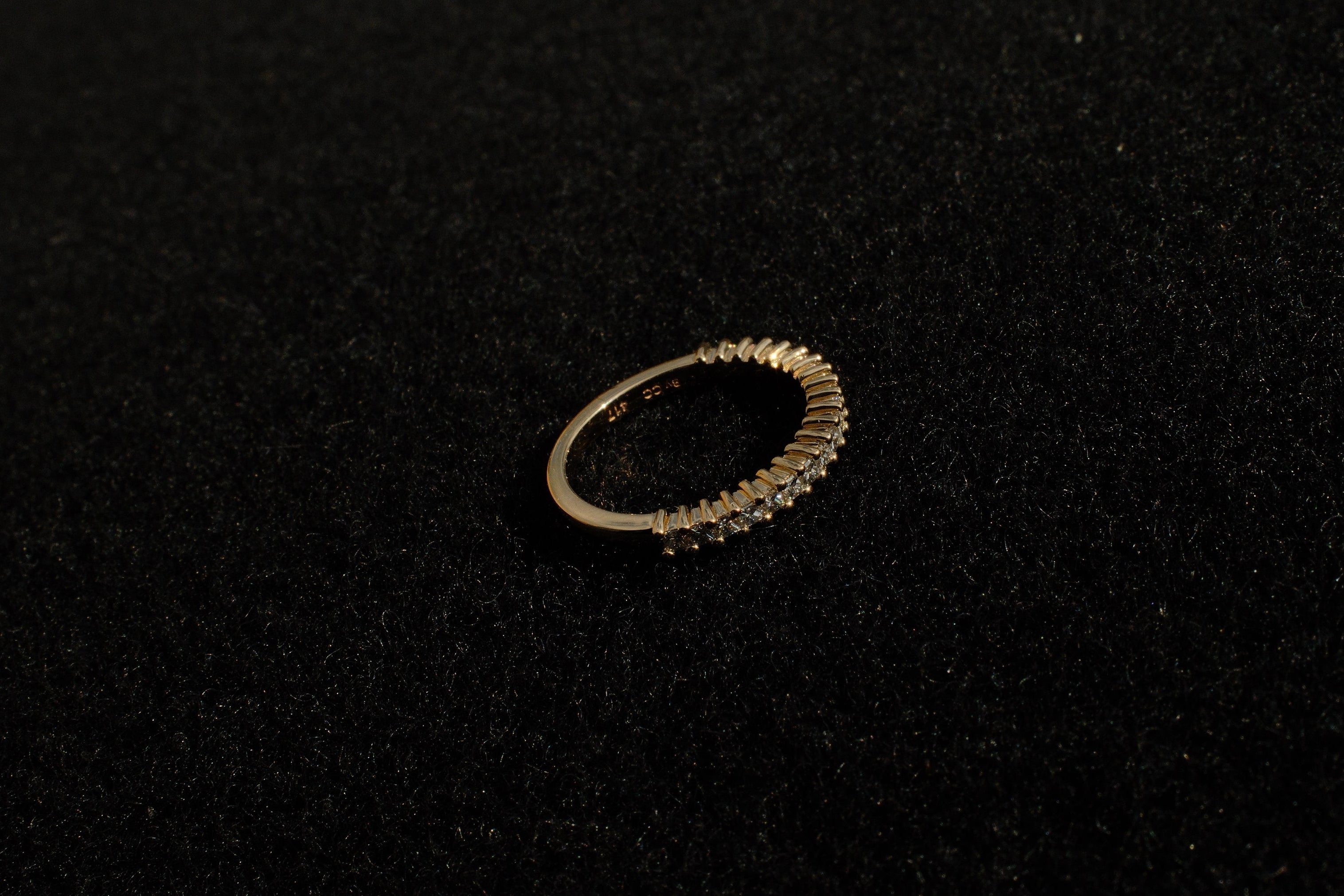 Half Eternity Diamond Band