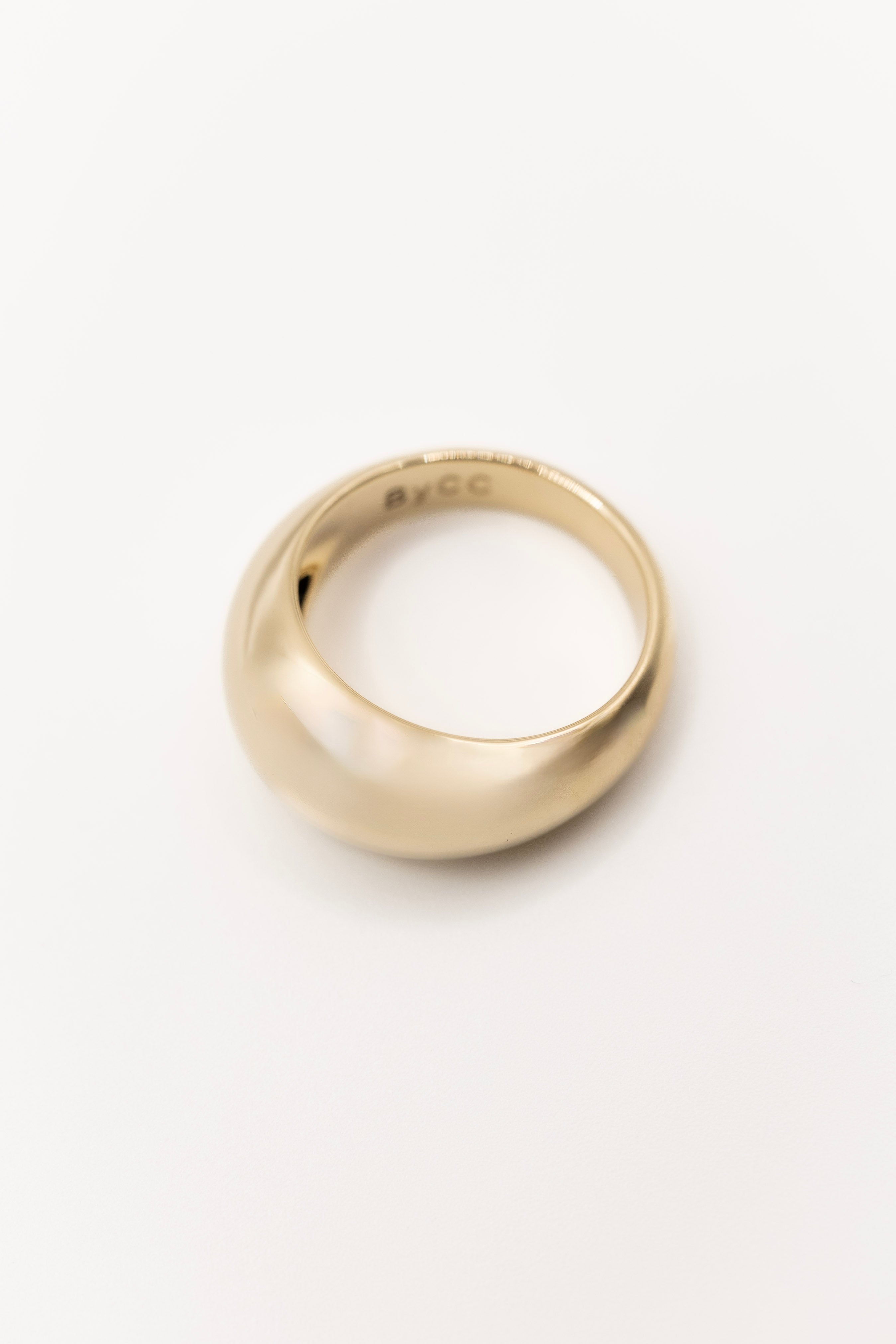 Minimal gold dome ring designed for women on the go in regional NSW