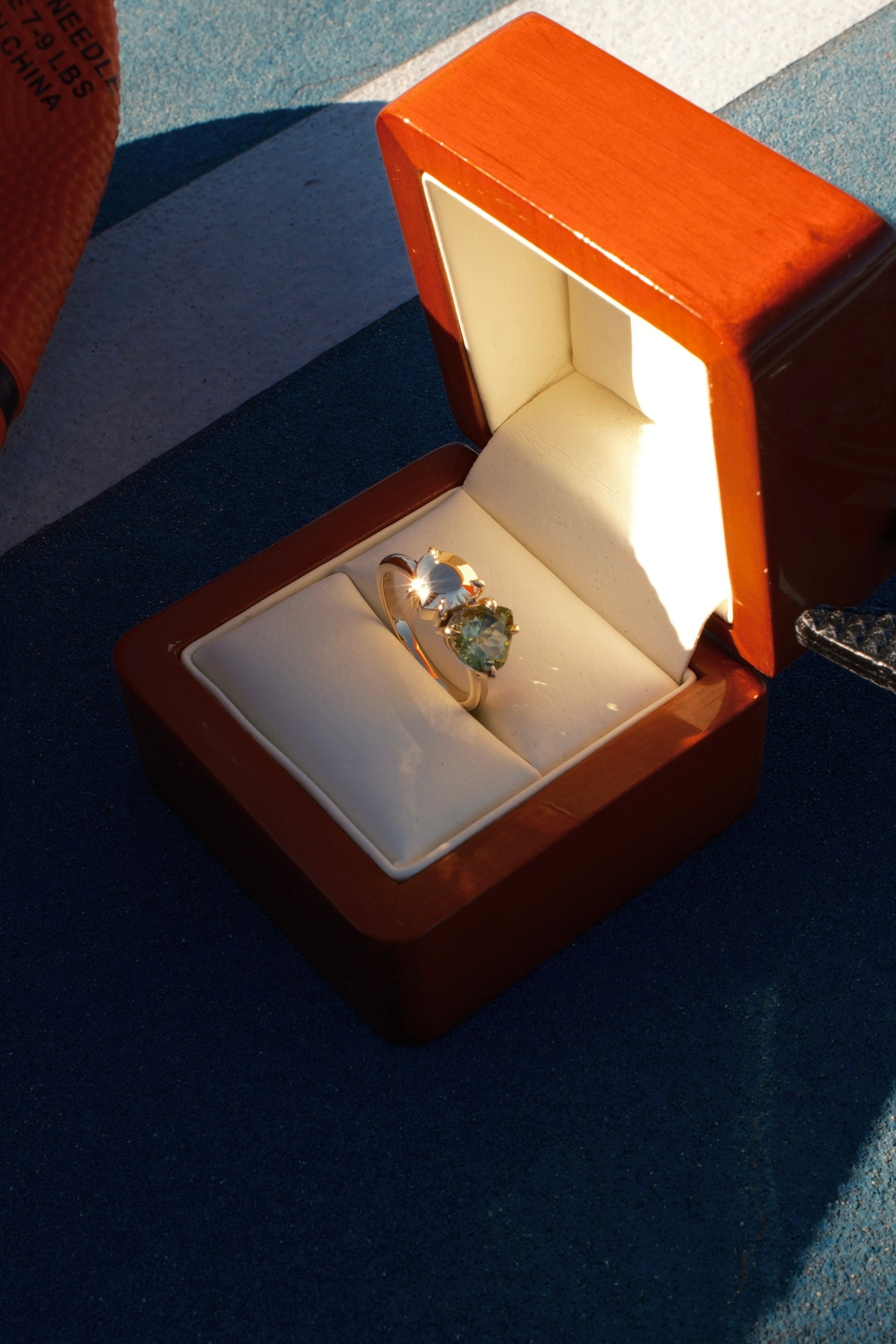 Double Pear Tourmaline Ring
