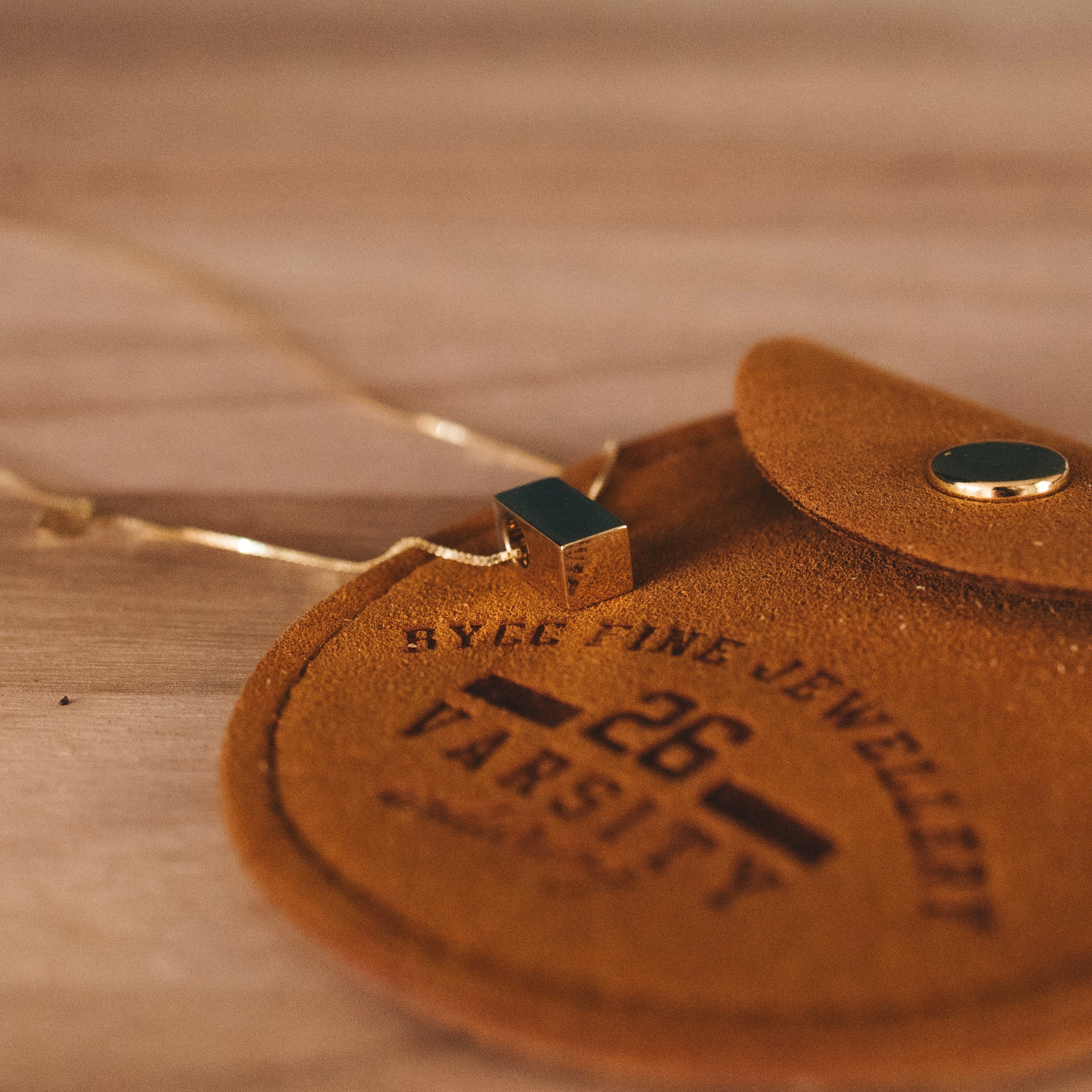Varsity Solid Gold Charm