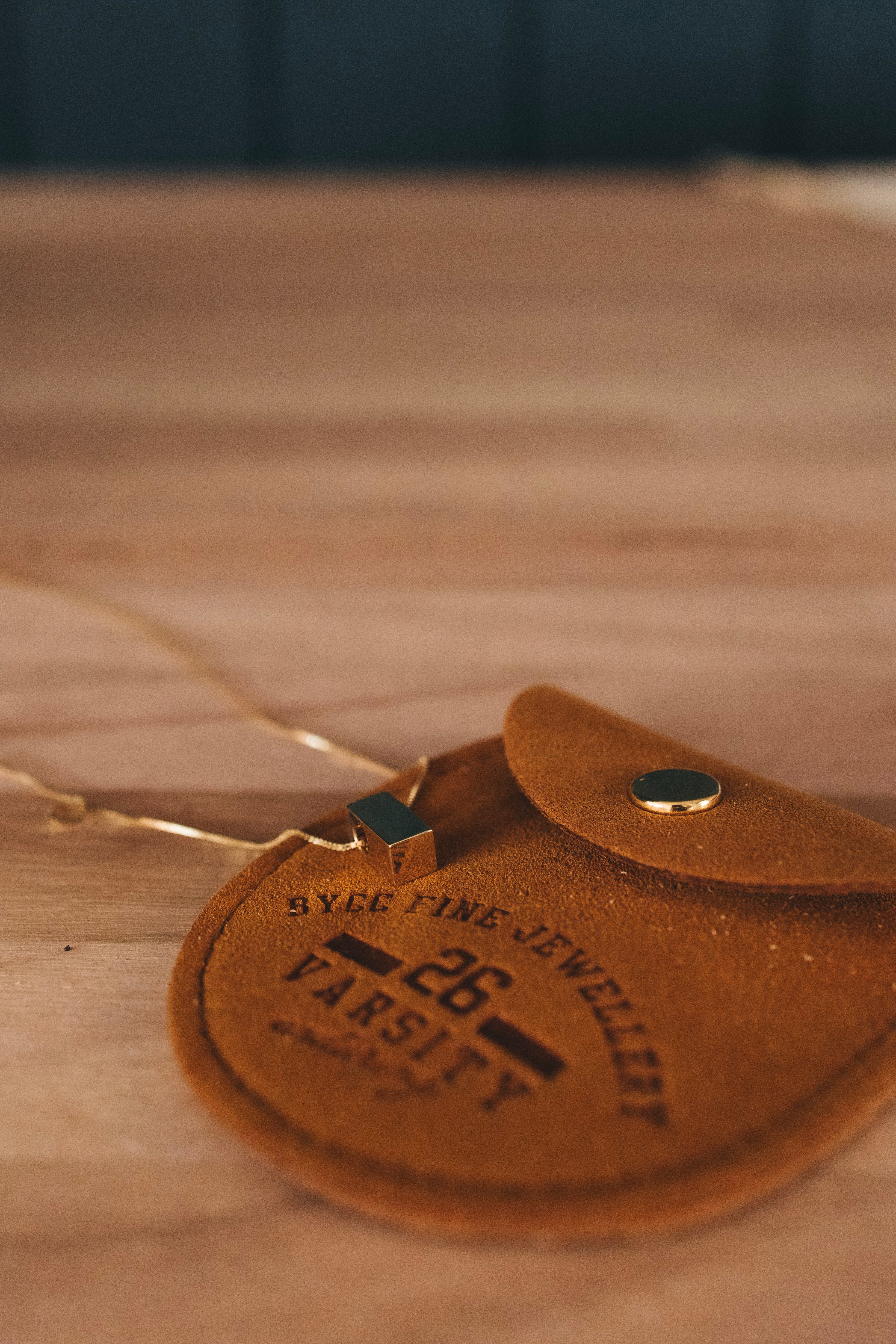 Varsity Solid Gold Charm