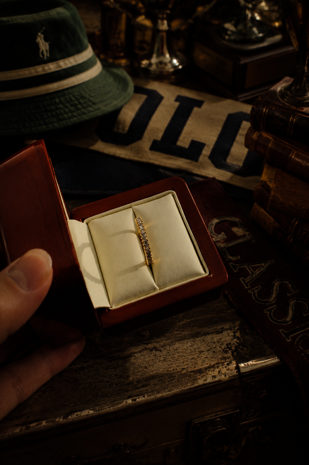 Half Eternity Diamond Band