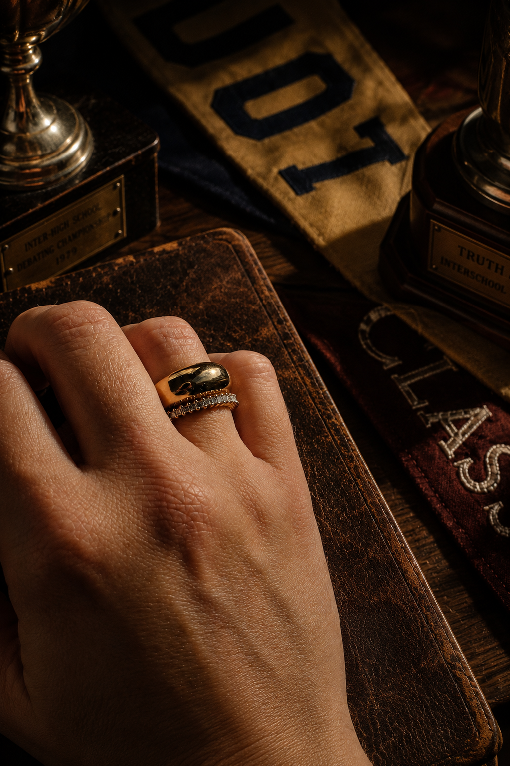 Half Eternity Diamond Band