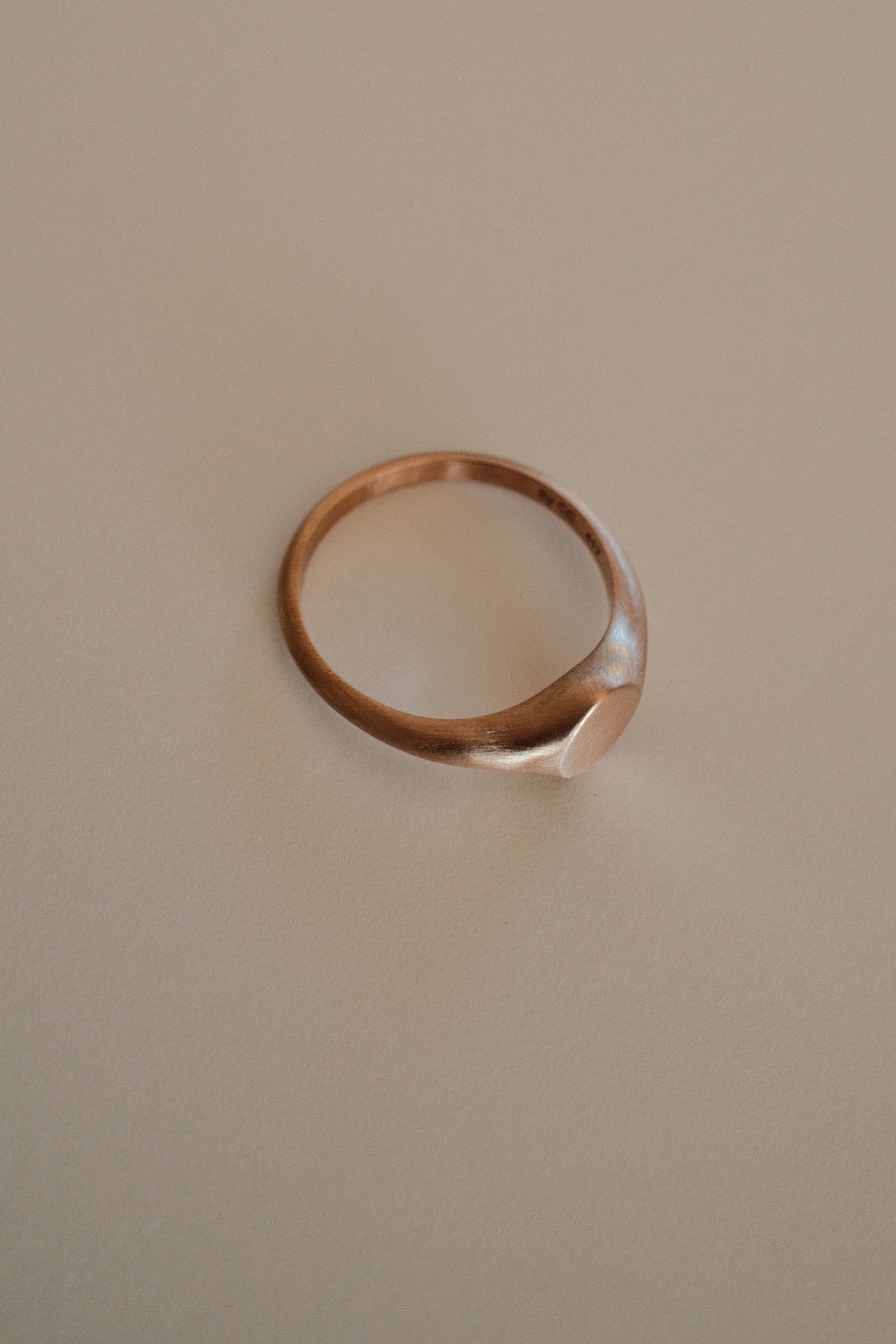 Passing notes Pinky Signet Ring